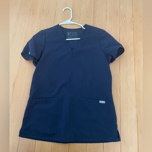 Figs Nursing Womens Navy Scrub Top Size XS